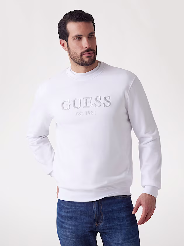 Embroidered logo sweatshirt - GUESS