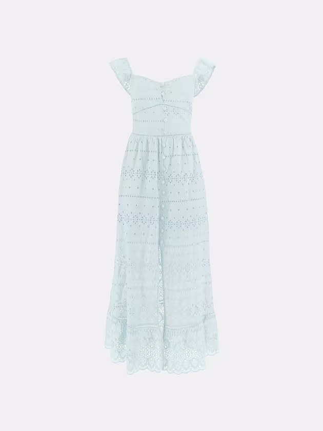 Long broderie anglaise dress - GUESS