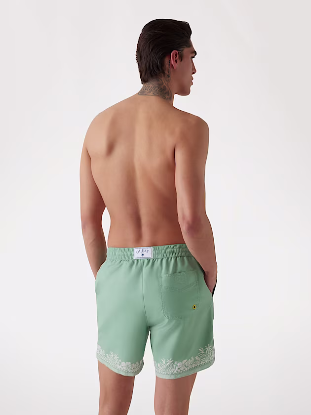 Twill swim trunks - GUESS