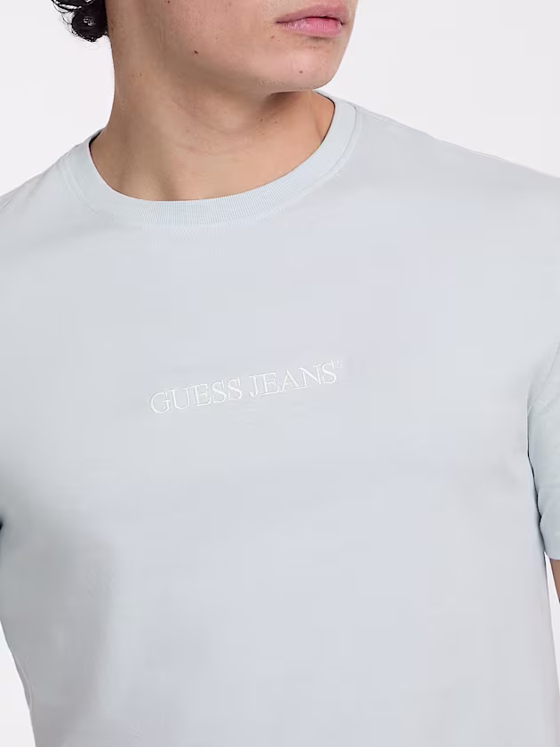 Slim Embroidered Logo Tee - GUESS