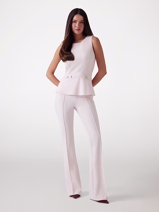 Sleeveless peplum top - GUESS