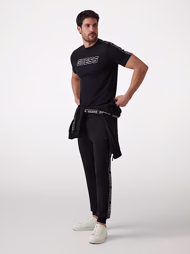 Front logo stretch t-shirt - GUESS