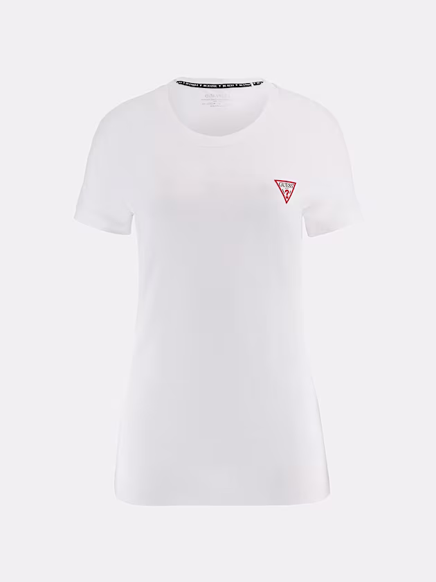 Small triangle logo stretch t-shirt - GUESS