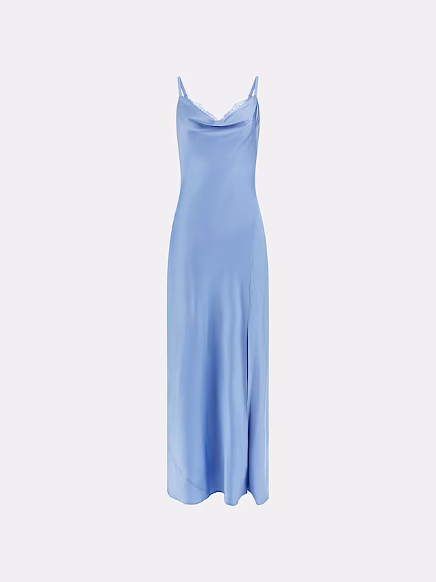 Long sateen slip dress - GUESS