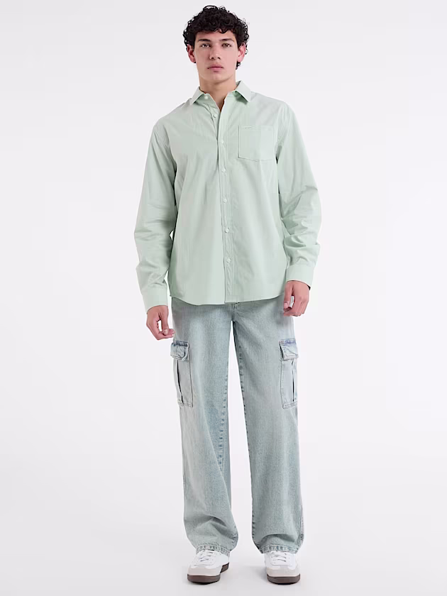 Striped Pocket Shirt - GUESS