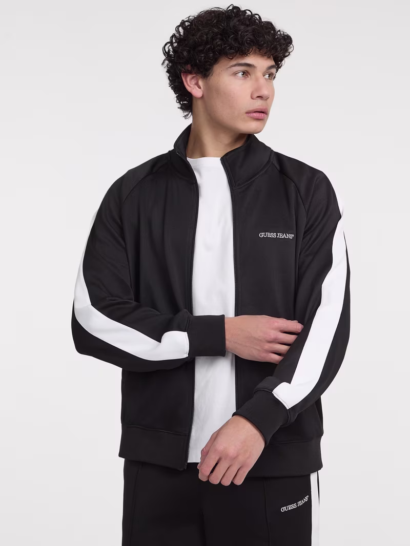 Contrasting side band sweatshirt - GUESS