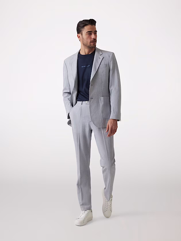 Marciano linen blend pinstriped pants - GUESS