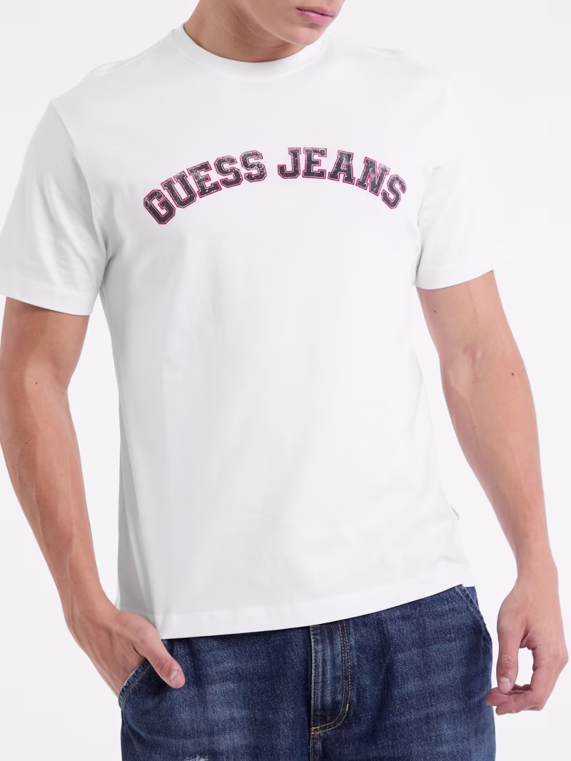 Crewneck Collegiate Tee - GUESS
