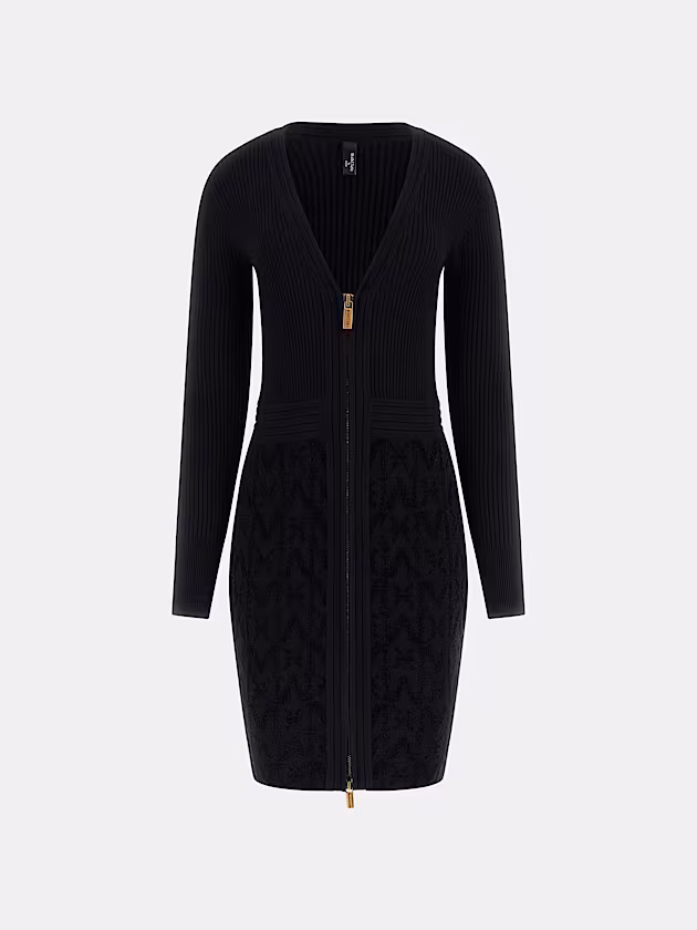 Marciano monogram sweater mini dress - GUESS