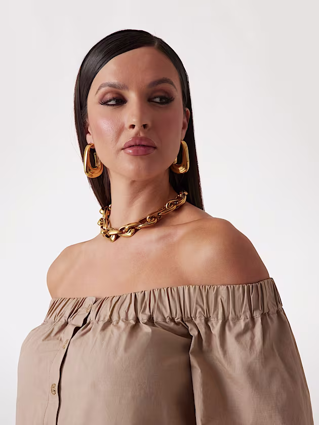 Marciano off-shoulder shirt - GUESS