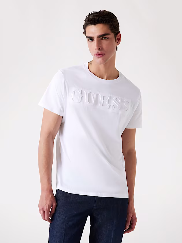 Embossed logo t-shirt - GUESS