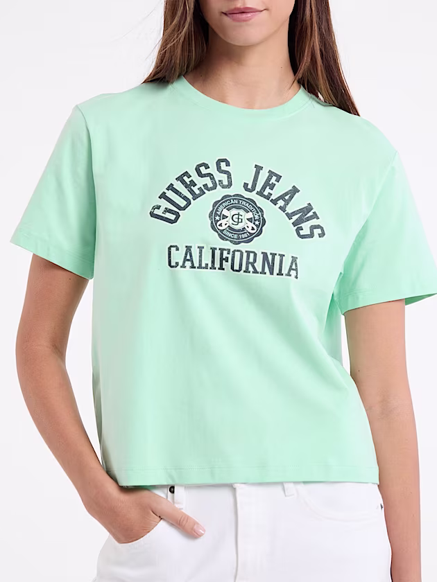 Boxy Logo Tee - GUESS