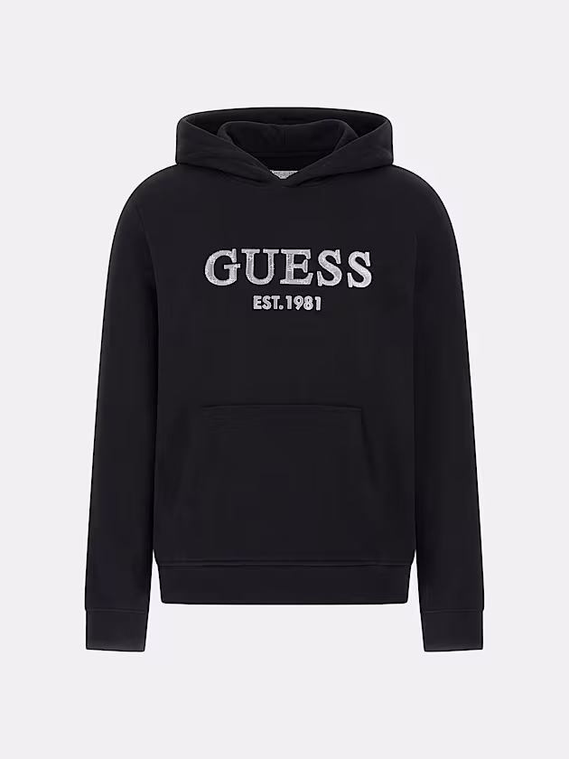 Terry logo hoodie sweatshirt - GUESS