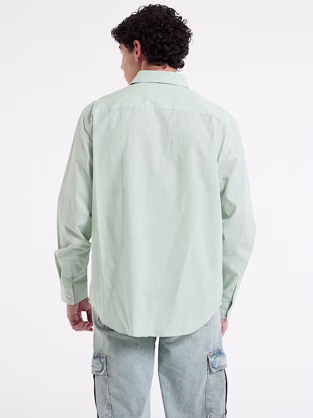 Striped Pocket Shirt - GUESS