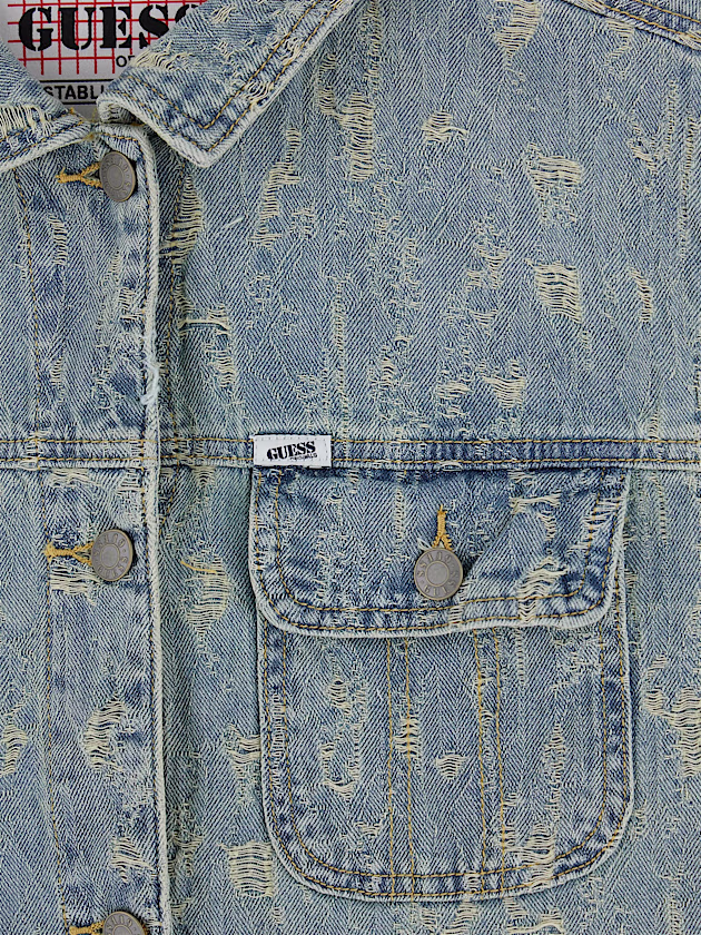 Denim trucker vest - GUESS