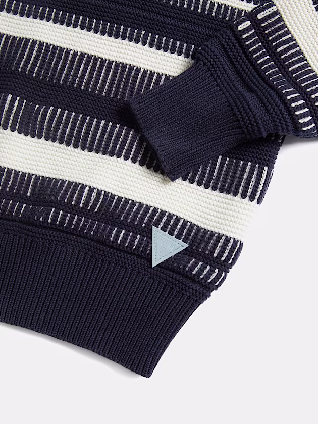 Regular-fit striped sweater - GUESS