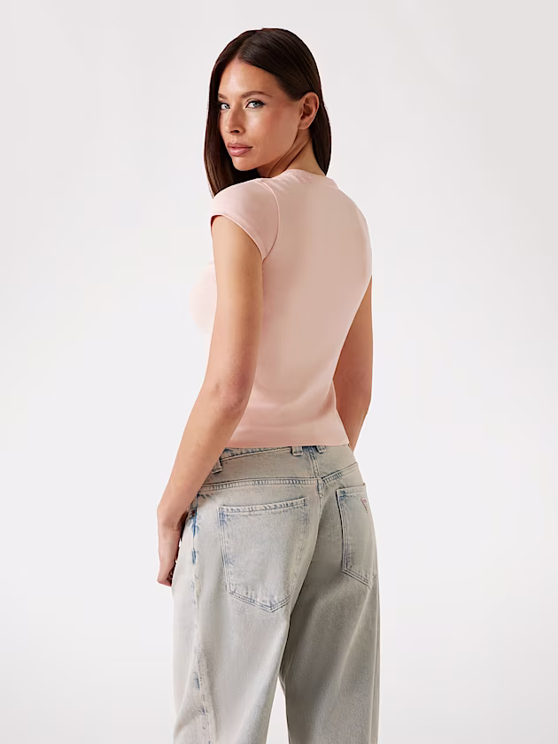 Front logo print T-shirt - GUESS