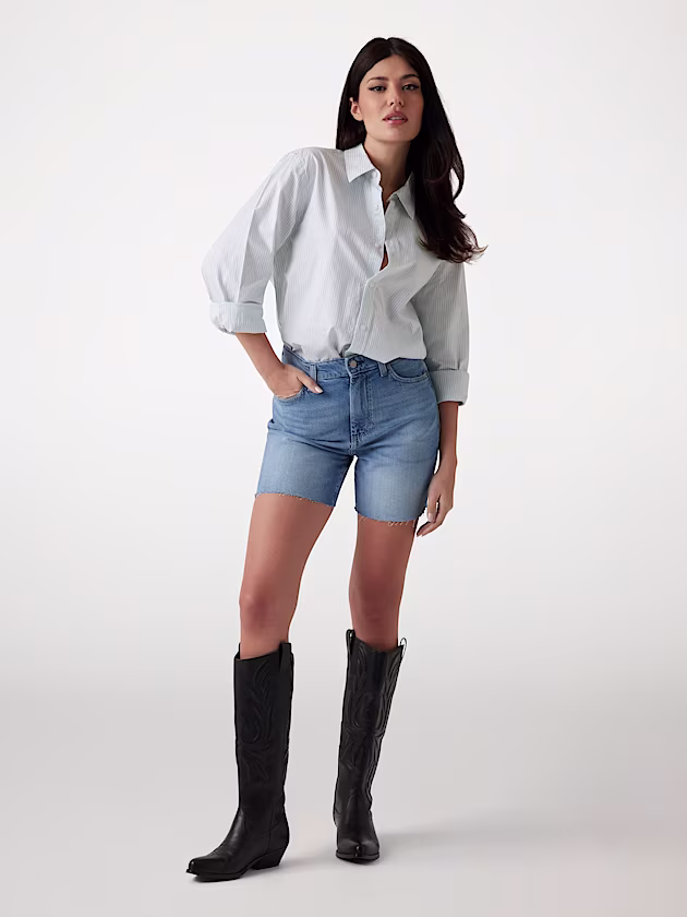 Cut-off denim shorts - GUESS