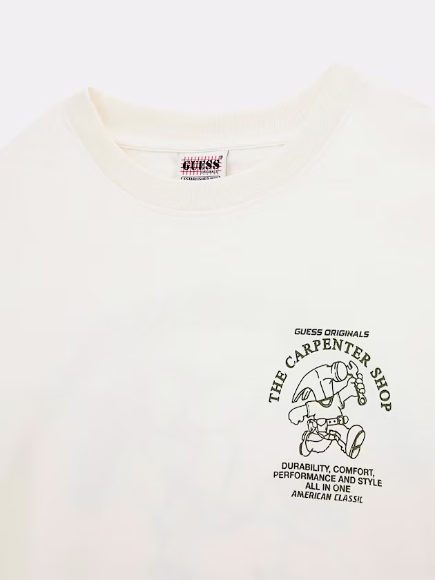 Carpenter Crewneck Tee - GUESS