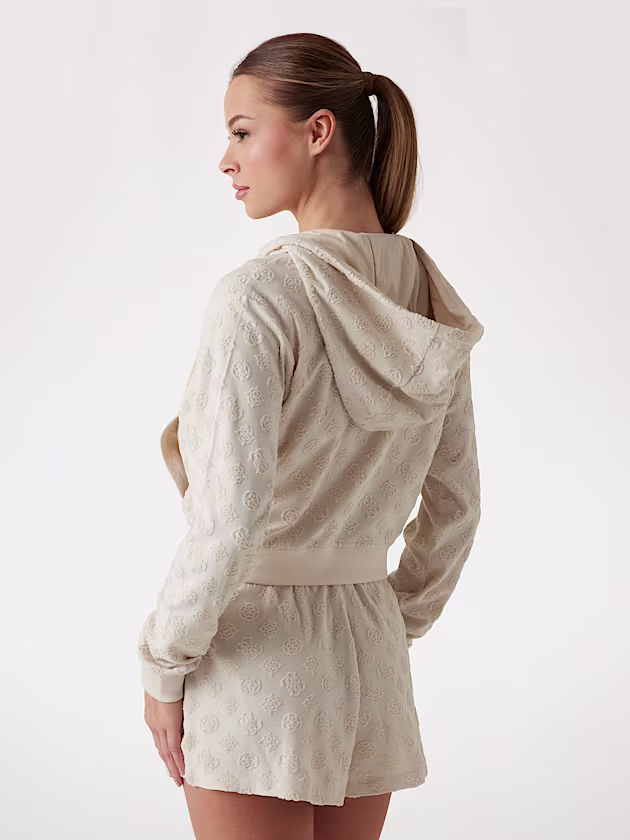 Peony and 4G logo sweatshirt - GUESS