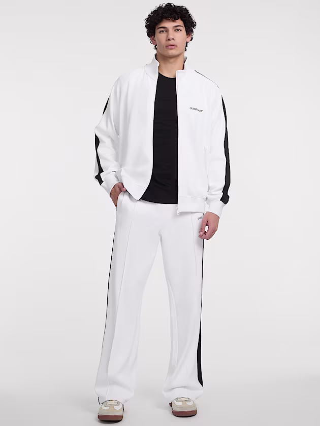 Contrasting side band sweatshirt - GUESS