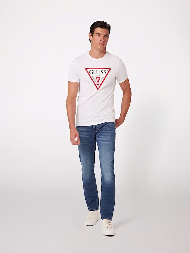 Triangle logo t-shirt - GUESS