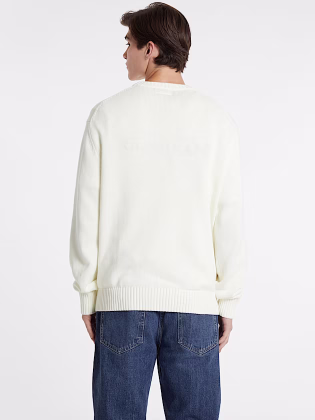 Embroidered Logo Sweater - GUESS