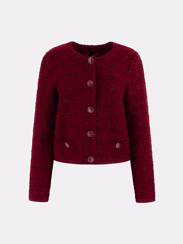 Marciano bouclé sweater jacket - GUESS