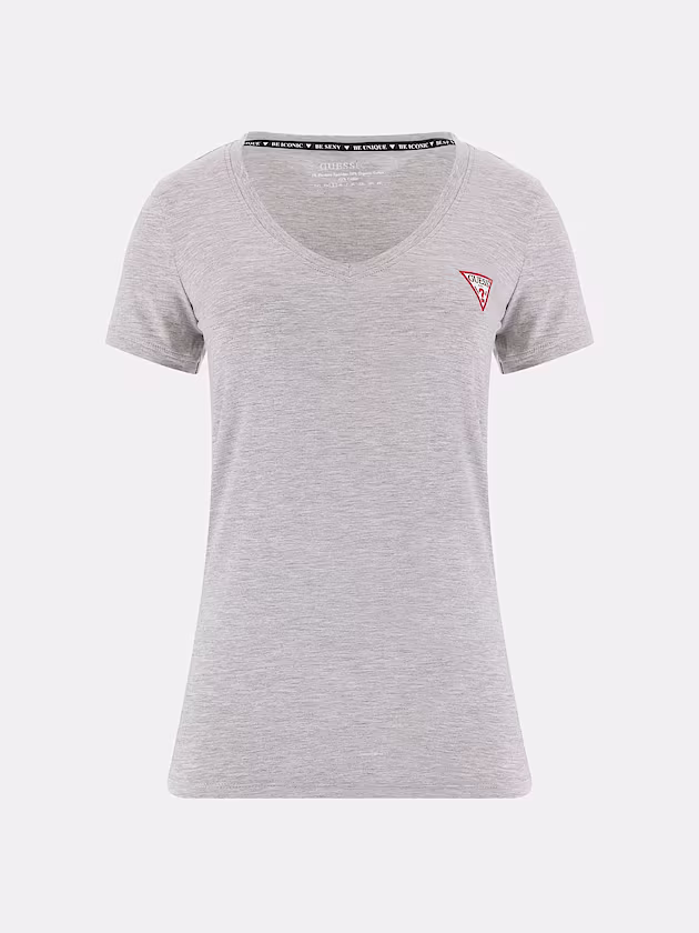 Small triangle logo stretch t-shirt - GUESS