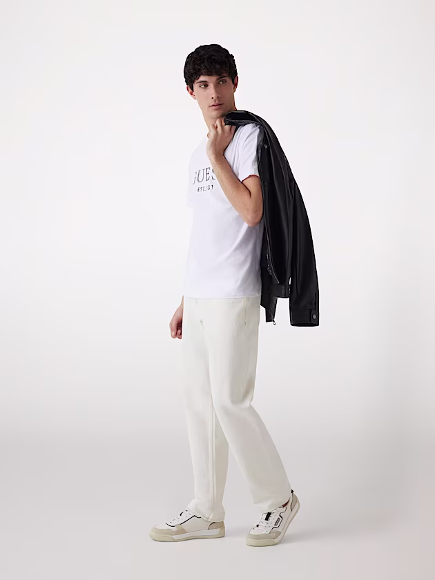 Flocked logo T-shirt - GUESS