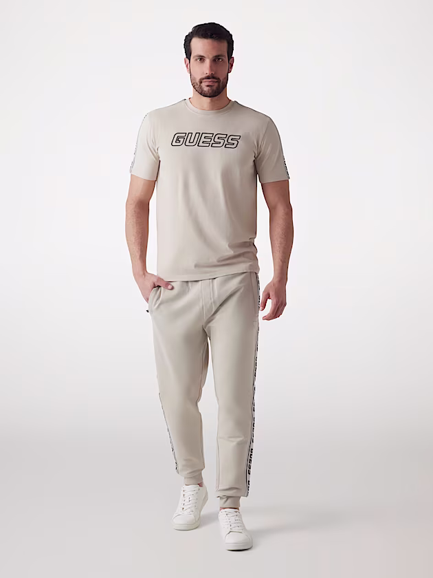Front logo stretch t-shirt - GUESS