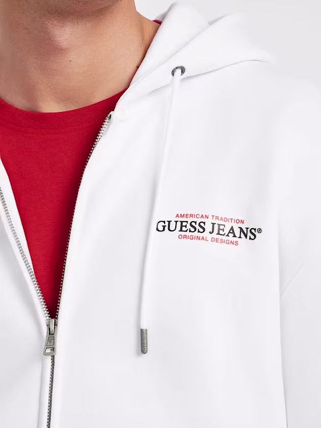 American Tradition Zip-Up Hoodie - GUESS