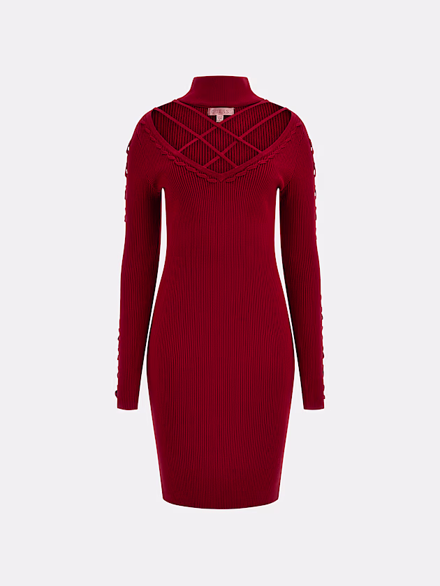 Cut-out mini sweater dress - GUESS
