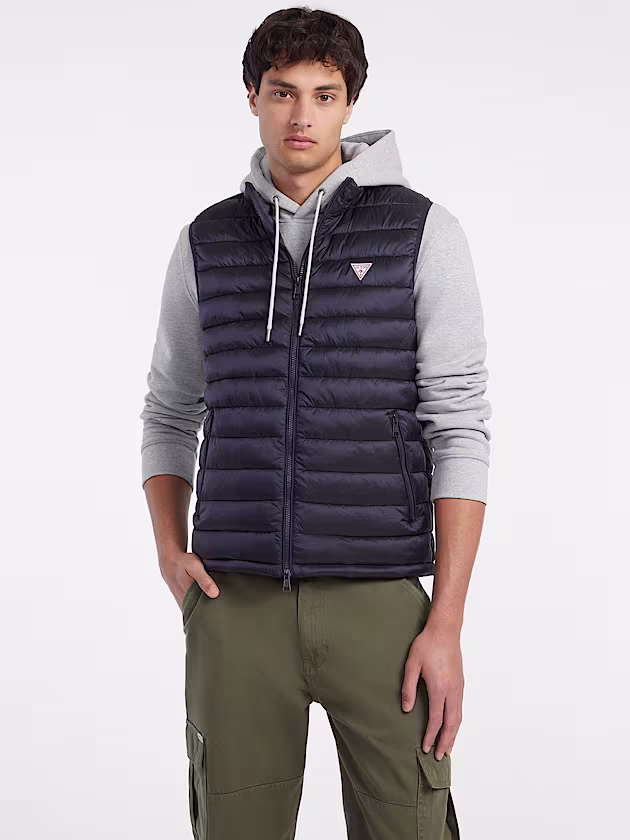 Nylon Puffer Vest - GUESS