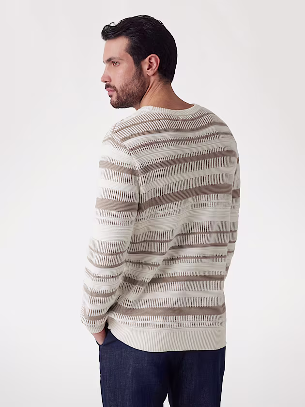 Regular-fit striped sweater - GUESS