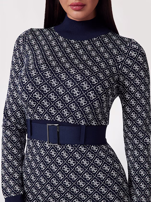 4g logo sweater mini dress - GUESS