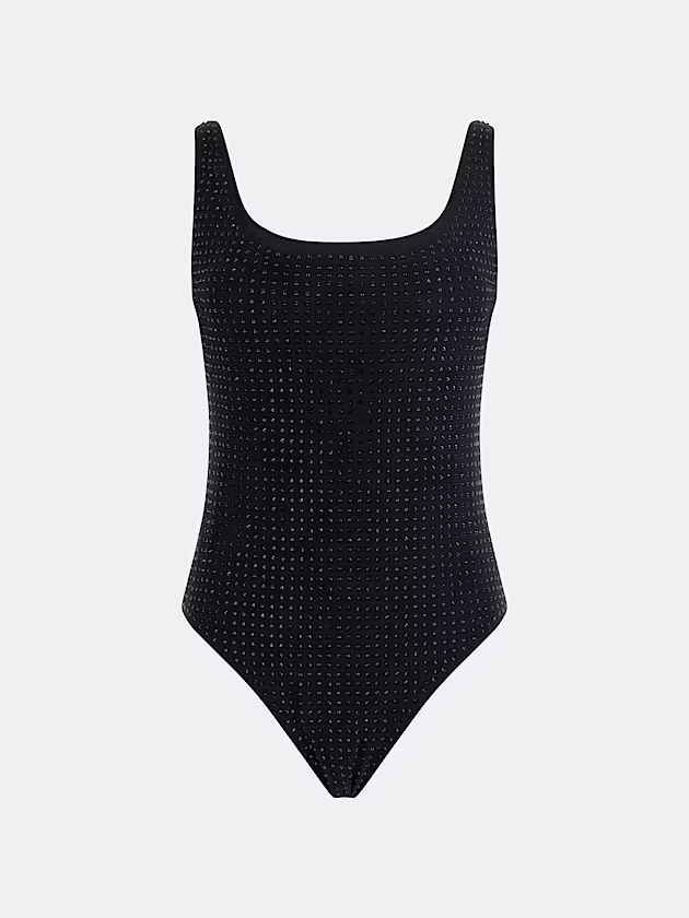 Rhinestones one piece - GUESS