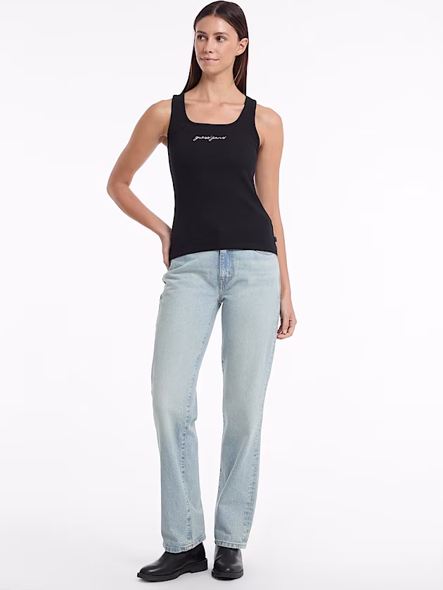 Ribbed Tank Top - GUESS