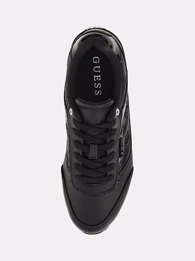 Hansini embossed logo running shoe - GUESS
