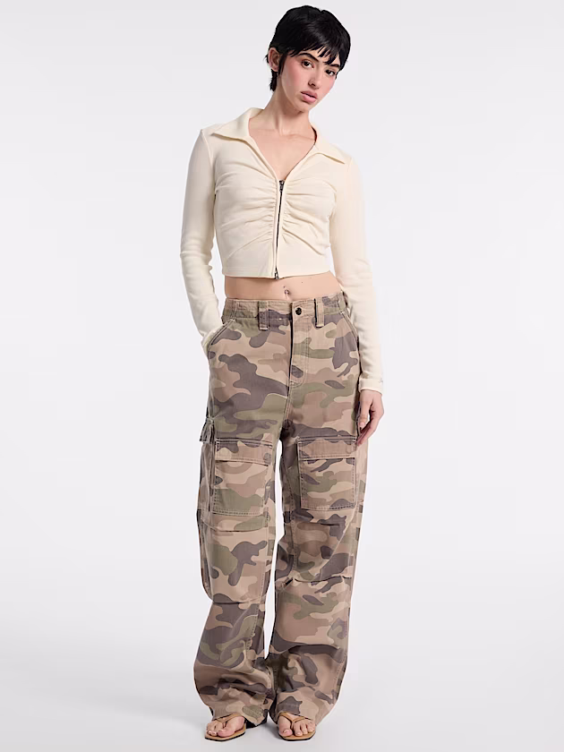 Twill Cargo Pants - GUESS
