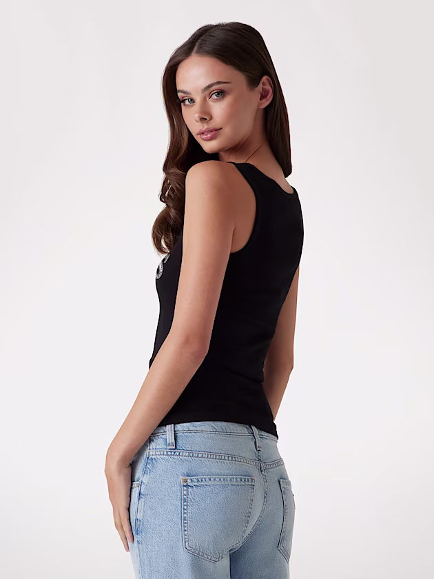 Stretch logo tank top - GUESS