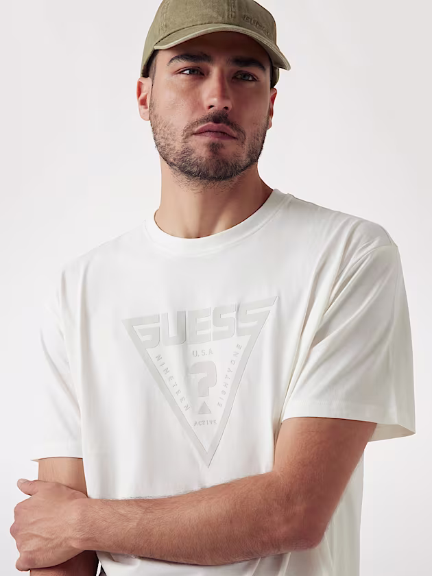 Triangle logo t-shirt - GUESS