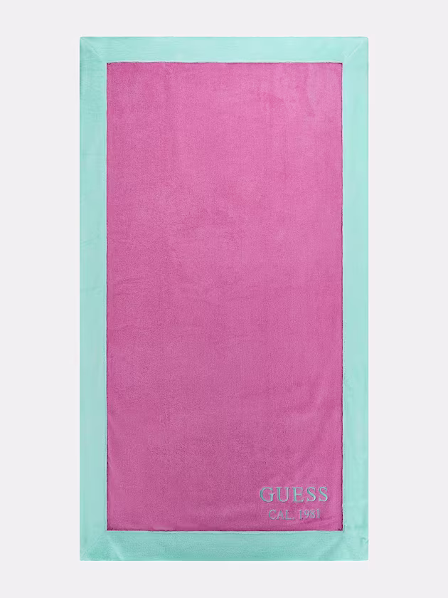 Logo beach towel - GUESS