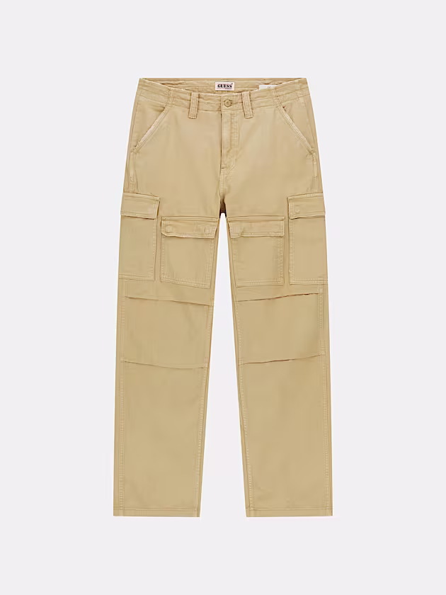 Twill Cargo Pants - GUESS