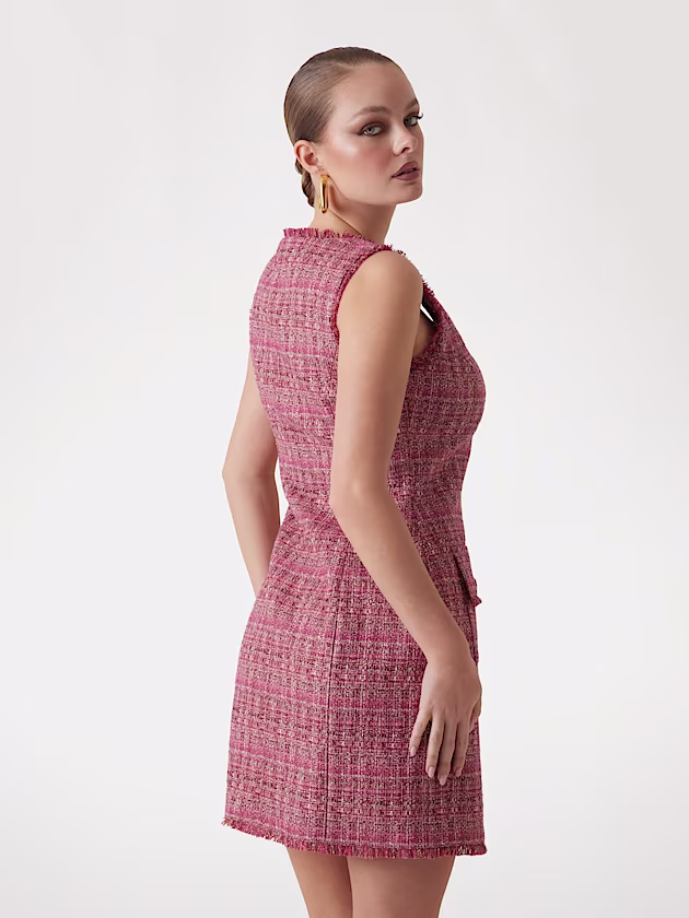 Marciano tweed mini dress - GUESS