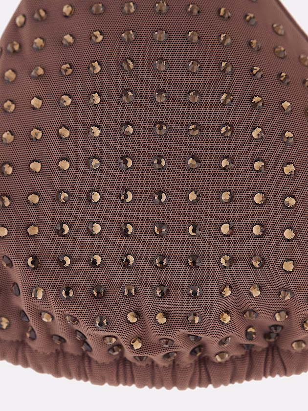 Rhinestones triangle bikini bra - GUESS