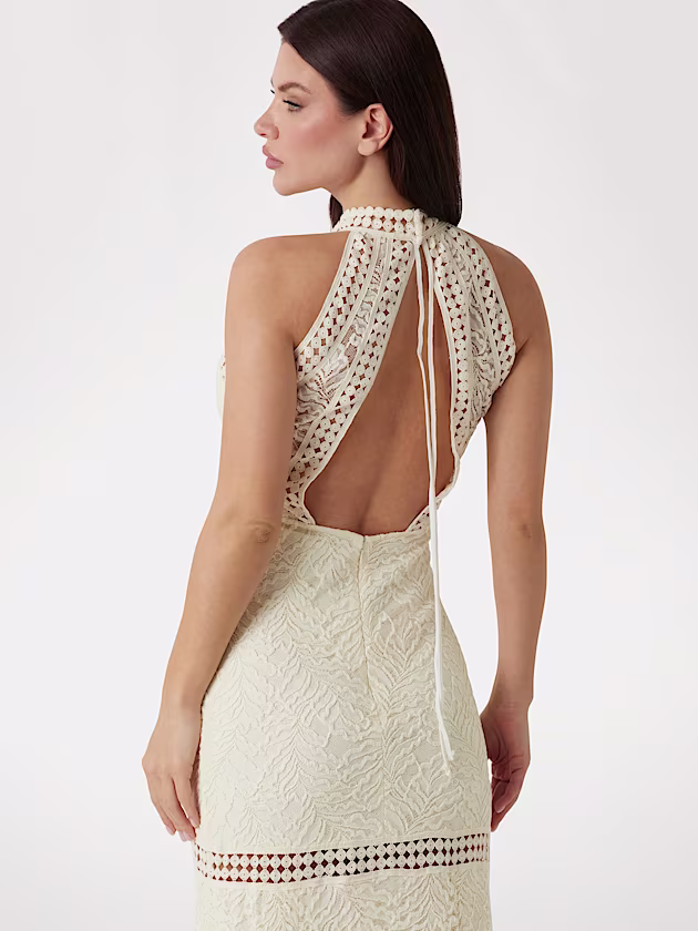 Bodycon lace maxi dress - GUESS