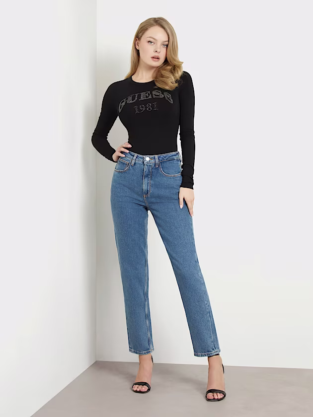 Mom fit denim pant - GUESS