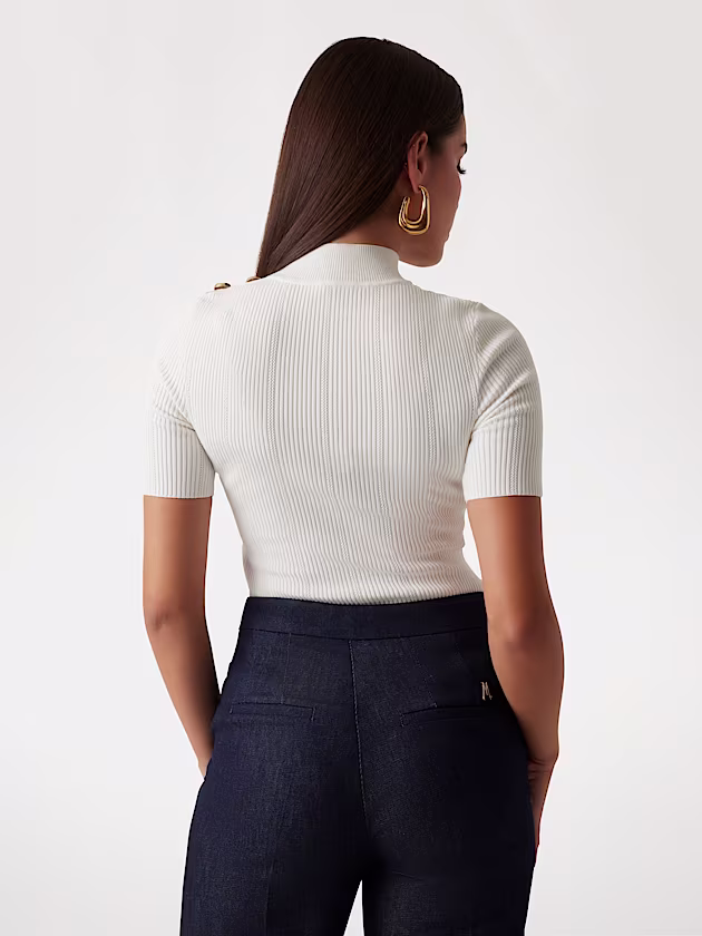 Marciano ribbed sweater top - GUESS