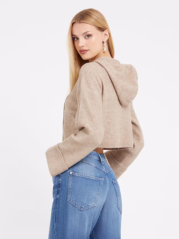 Hooded zip sweater - GUESS